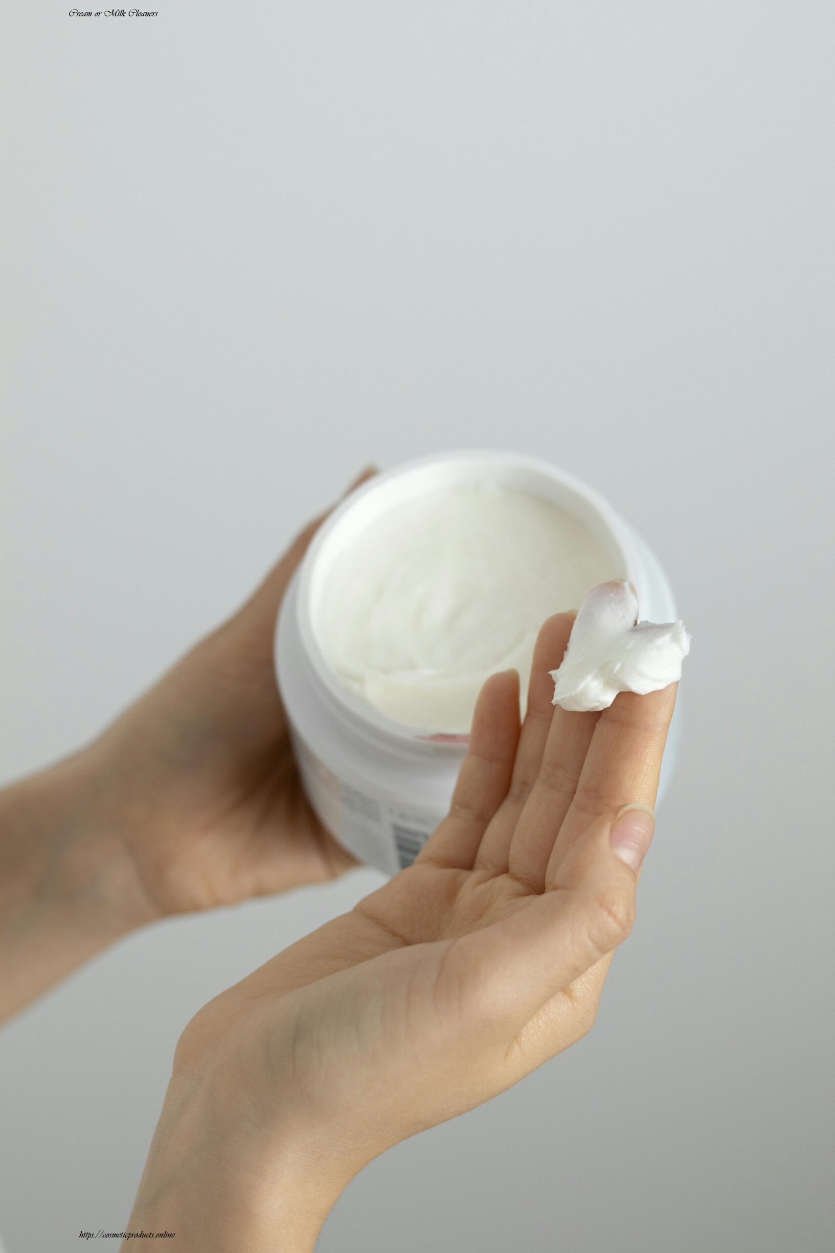 Cream or Milk Cleaners